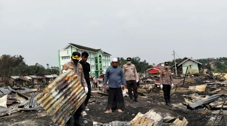 FKPP Kabupaten Kampar Salurkan Bantuan untuk Ponpes Syekh Burhanuddin Kuntu Pascakebakaran